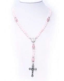 Sweetest Rose Rosary Necklace