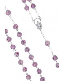 Sweet Violet Murano Glass Rosary - Baroque Crucifix -vaticangift online store unnamed file 1039