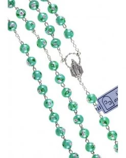 Green Murano Glass Rosary 6mm -vaticangift online store unnamed file 1128