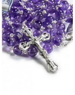 Amethyst Rosary 6mm Beads