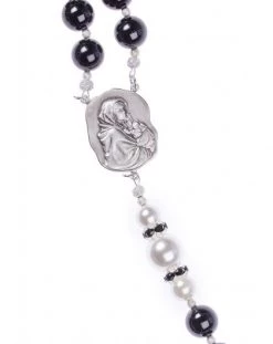 Black Onyx, Pearls, Sterling Silver 925 Precious Crucifix And Center -vaticangift online store unnamed file 12
