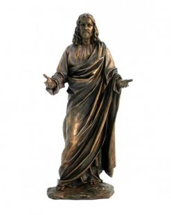Risen Jesus Bronzed Galvanic Paint