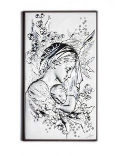 Sleeping Jesus Baby Bilaminate Sterling Silver 2651