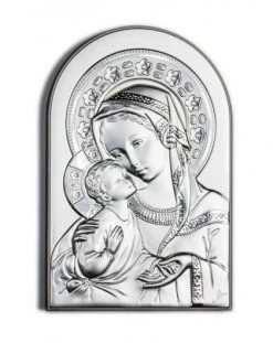 Virgin Mary Bilaminate Sterling Silver 0806