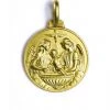 Baptism Medal Gold Plated