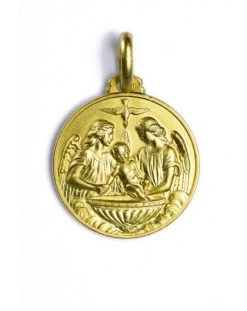 Baptism Medal Gold Plated