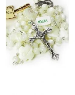 Mother Of Pearl Rosary With Cross Paters