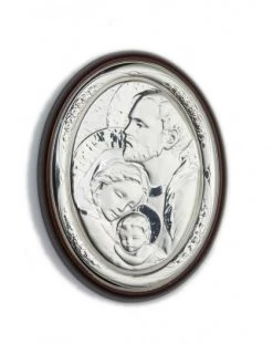 Holy Family Bilaminate Sterling Silver 2100