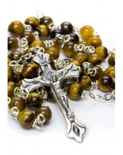 Tiger's Eye Rosary