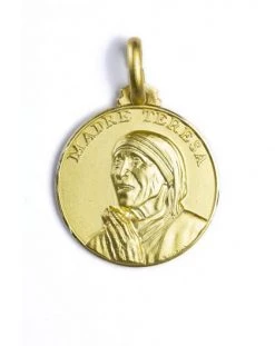 Saint Joan Of Arc Gold Plated Medal