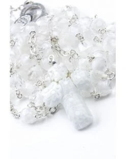 White Murrina Rosary