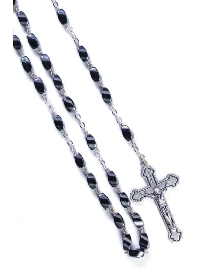 Wave Beads Hematite Rosary 3 Wave Beads Hematite Rosary - Image 3