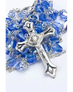Sky Crystal Drop Rosary