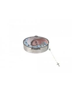 Oval Virgin Mary Rosary Box With Rosary