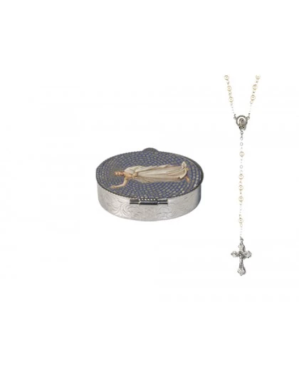 Oval Reisen Jesus Rosary Box With Rosary 1 Oval Reisen Jesus Rosary Box With Rosary