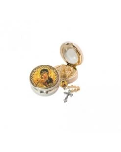 Our Lady Of Tenderness Rosary Box With Rosary Box