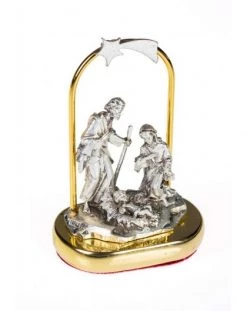 Small Nativity Scene In Metal