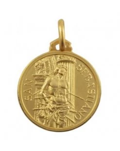 The Guardian Angel Gold Plated Medal