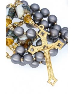 Vatican Gray Rosary Necklace