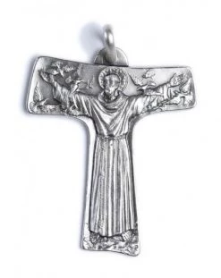 St. Francis From Assisi Tau Crucifix Big