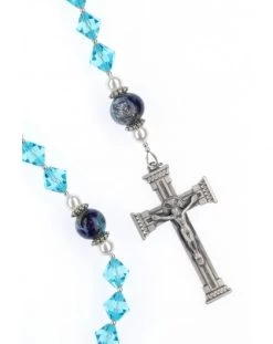 Deep Sky Blue Crystal Rosary Necklace 7 Deep Sky Blue Crystal Rosary Necklace -vaticangift online store unnamed file 358