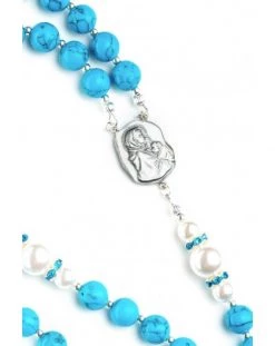 Turquoise, Pearls, Sterling Silver 925 - Big 7 Turquoise, Pearls, Sterling Silver 925 - Big -vaticangift online store unnamed file 38