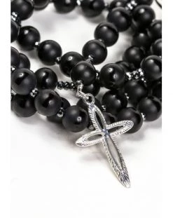 Satin Onyx And Hematite