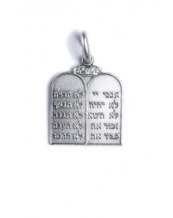 Tables Of The Law Shaped Pendant