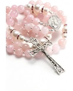 Sweet Rose Quartz Rosary