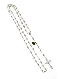 All Clear Crystal With Strass Beads Silver Rosary 6 All Clear Crystal With Strass Beads Silver Rosary -vaticangift online store unnamed file 456