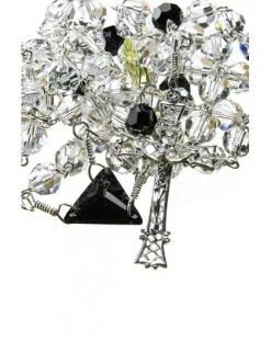 Crystal Clear And Black Rosary