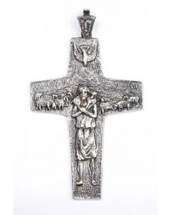 The Original Pope Francis Pastoral Crucifix Silver