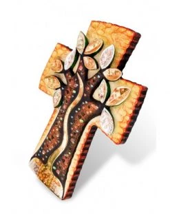 Tree Of Life Cross - Hand Carved Wood -vaticangift online store unnamed file 641