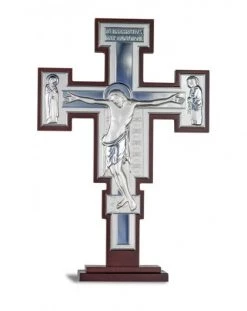 Crucifix Bilaminate Sterling Silver 2053 BS