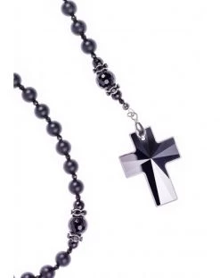 Total Black Matte Onyx & Crucifix Rosary Black Strass -vaticangift online store unnamed file 73