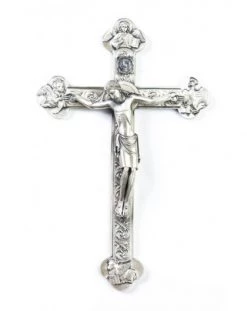 Four Evangelist Metal Crucifix