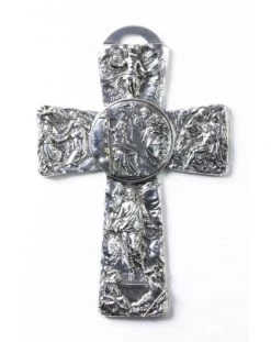 Sculptured Wall Crucifix