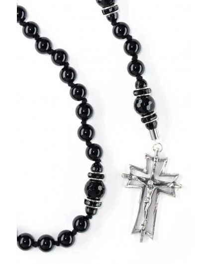 Black On Black Onyx Rosary 3 Black On Black Onyx Rosary - Image 3