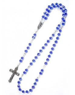 Blue Crystal Rosary