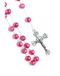 Rose Murano Glass Rosary Big - Baroque Crucifix -vaticangift online store unnamed file 810