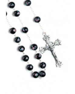 Black Murano Glass Rosary Big - Baroque Crucifix 6 Black Murano Glass Rosary Big - Baroque Crucifix -vaticangift online store unnamed file 816