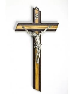 Light And Dark Wood Crucifix