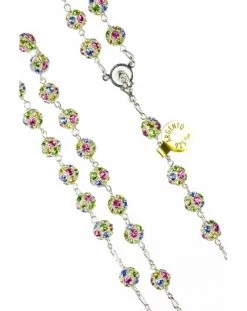 All Silver Coloured Strass Precious Rosary 7 All Silver Coloured Strass Precious Rosary -vaticangift online store unnamed file 848
