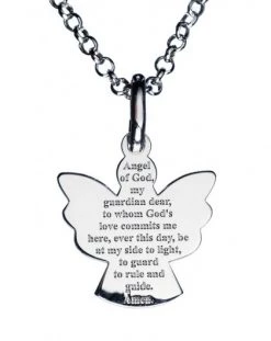 Guardian Angel Sterling Silver 925 Pendant Small
