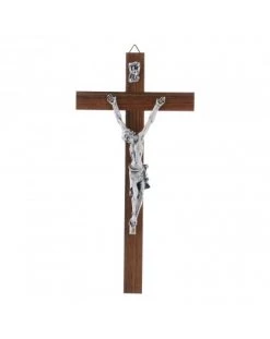 Walnut Wood Crucifix