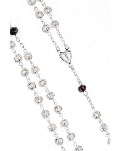 Air Filigree And Violet Crystal Rosary 3 Air Filigree And Violet Crystal Rosary - Image 3