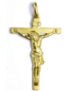 Christ Body Crucifix Gold Plated Small