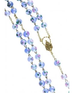 Sky Blue Murano Glass Rosary 6mm Gold Plated 7 Sky Blue Murano Glass Rosary 6mm Gold Plated -vaticangift online store unnamed file 983